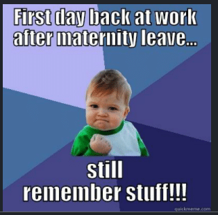 Returning to Work after Maternity Leave